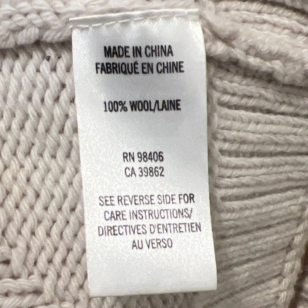 Theory‎ Wool Cardigan Sweater Coat Light Gray Size Small EUC
